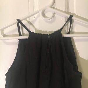 Black halter dress